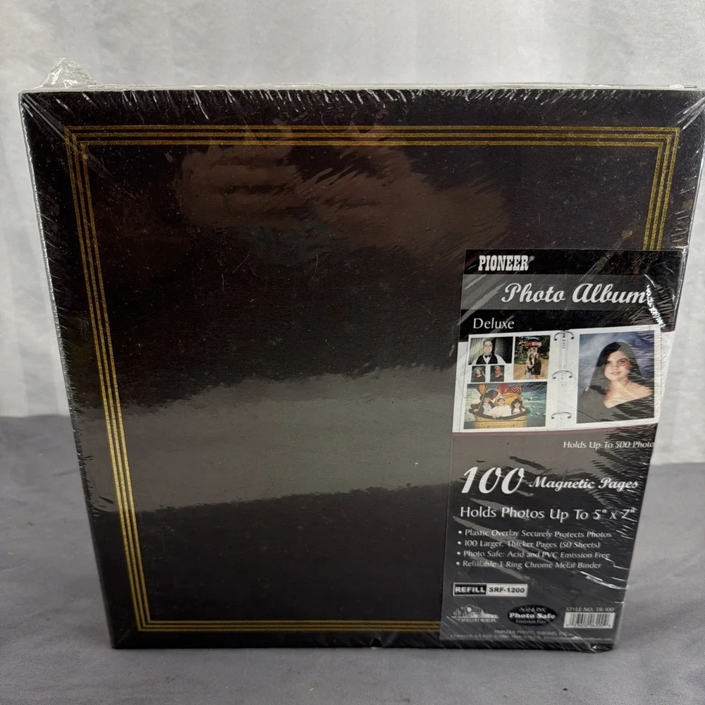Pioneer Deluxe Cover Holds up 500 Photo Album Large Photo 100 Pages Vintage NEW